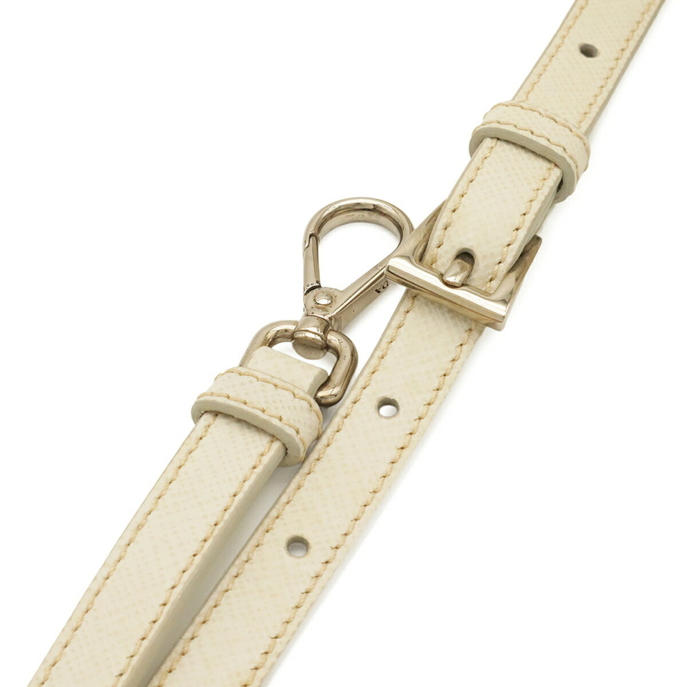 PRADA Galleria Handbag/Shoulder Bag, Saffiano Leather, White, 1BA896 - Picture 8 of 10